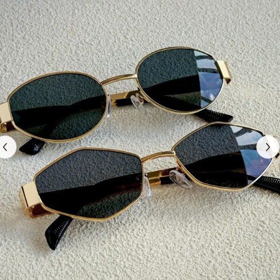 Street Fashion Glasses - Trendy ronde metalen zonnebrillen voor dames,