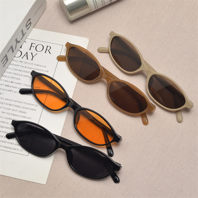 Street Fashion Glasses - Nieuwe Retro Ovale Cat Eye Zonnebril