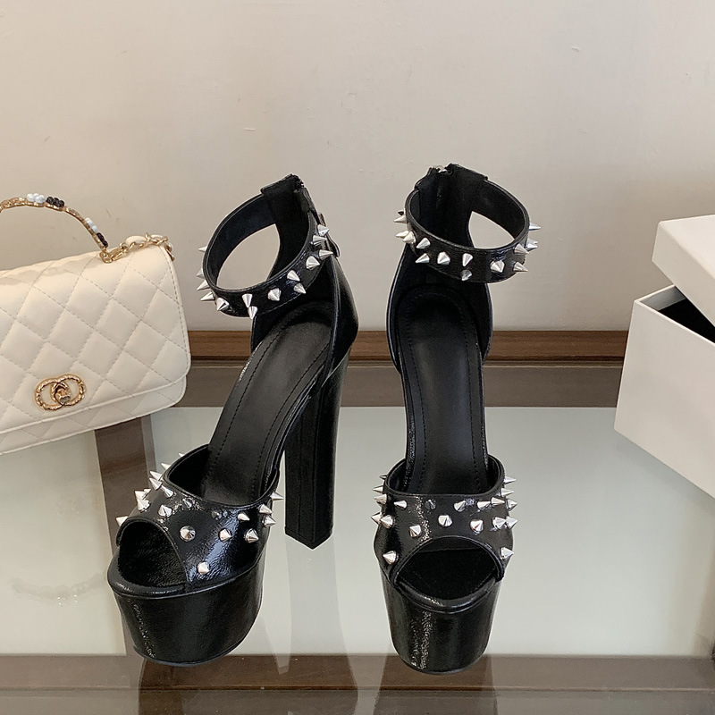 Street Fashion Designer - Fashion Design Metalen Klinknagel Terug Gesp