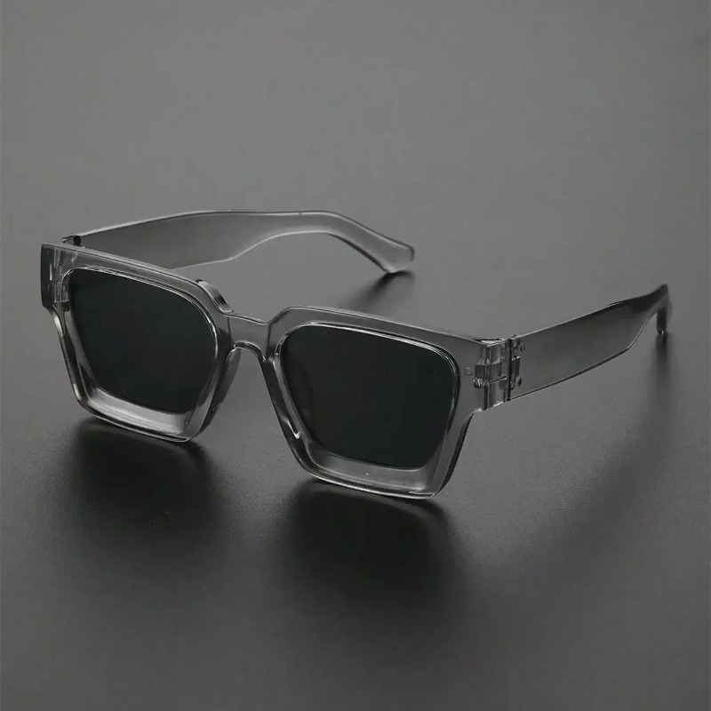 Street Fashion Glasses - Unisex plastic zonnebril met vierkant montuur