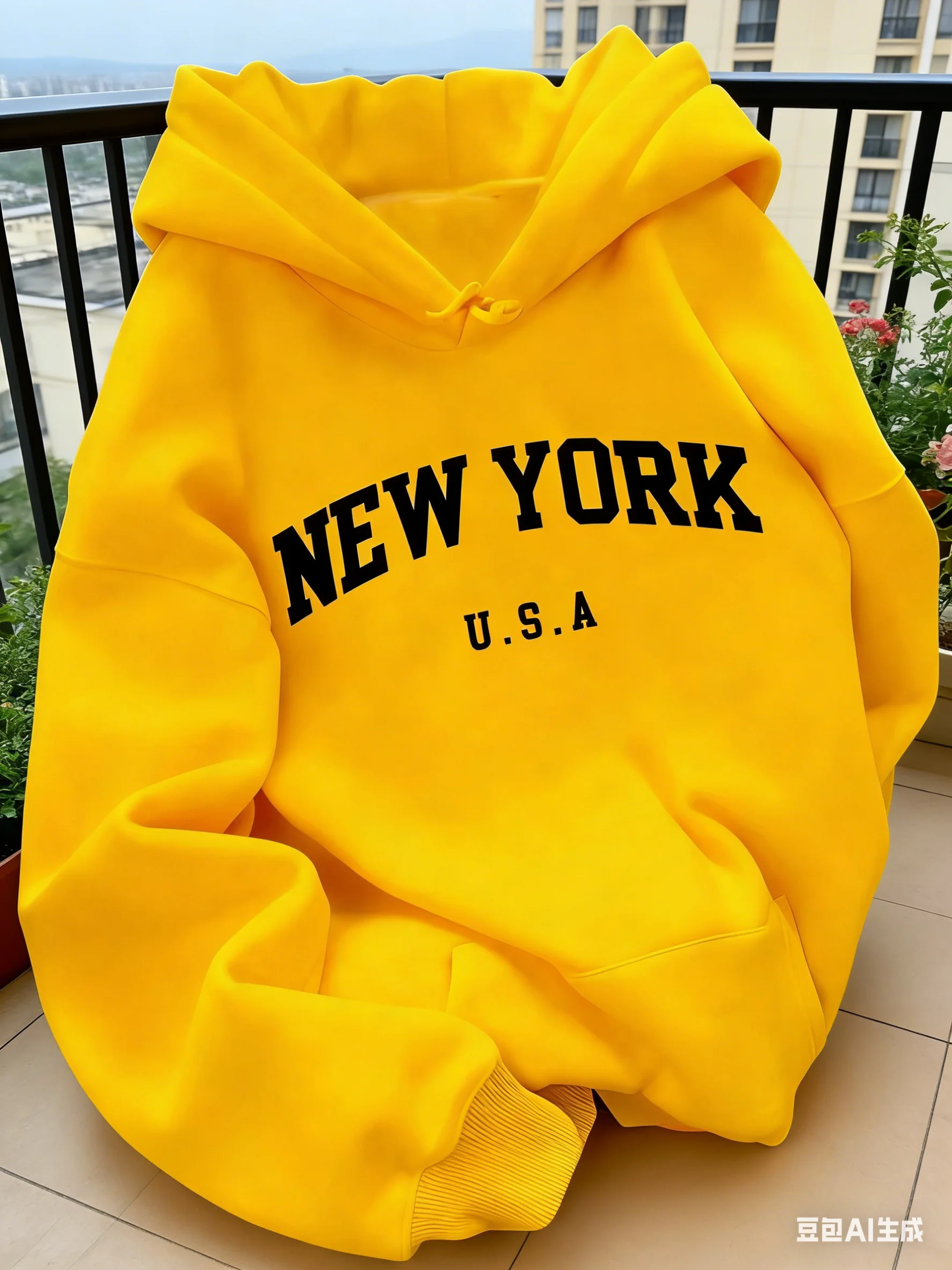 Street Fashion In New York - Zweet met capuchon voor dames Casual