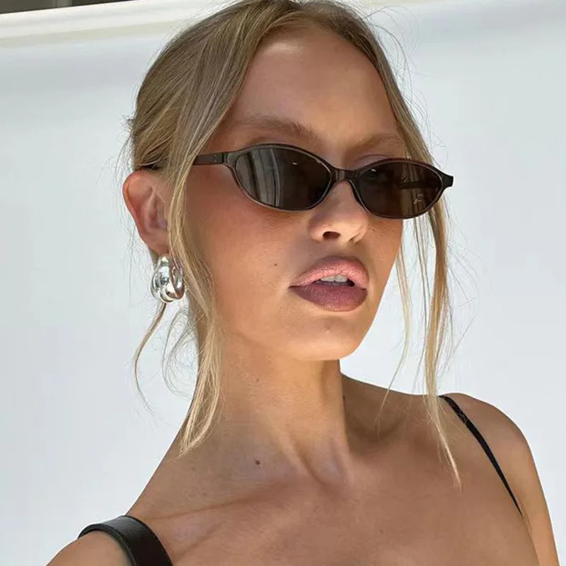 Street Fashion Glasses - Retro ovale zonnebril mode dames trendy
