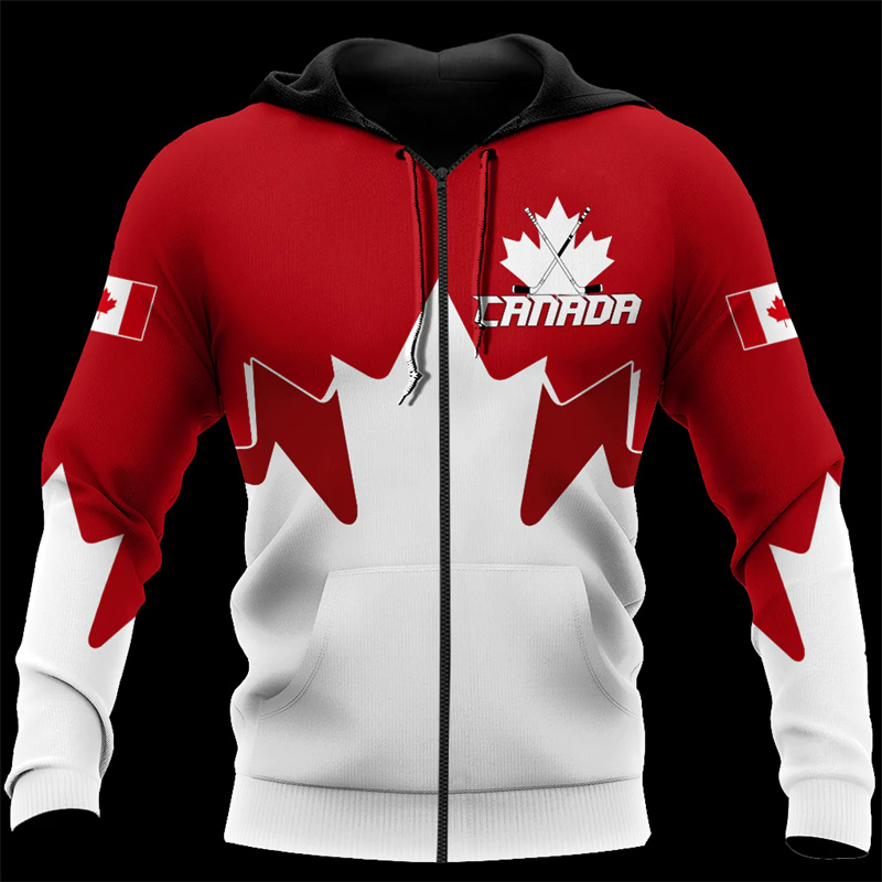 Street Fashion Canada - Canada 3d Helemaal Bedrukt Esdoornblad Generatie