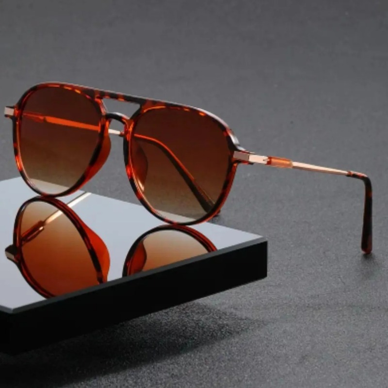 Street Fashion Glasses - 1 stks Vintage Pilot Zonnebril Dames
