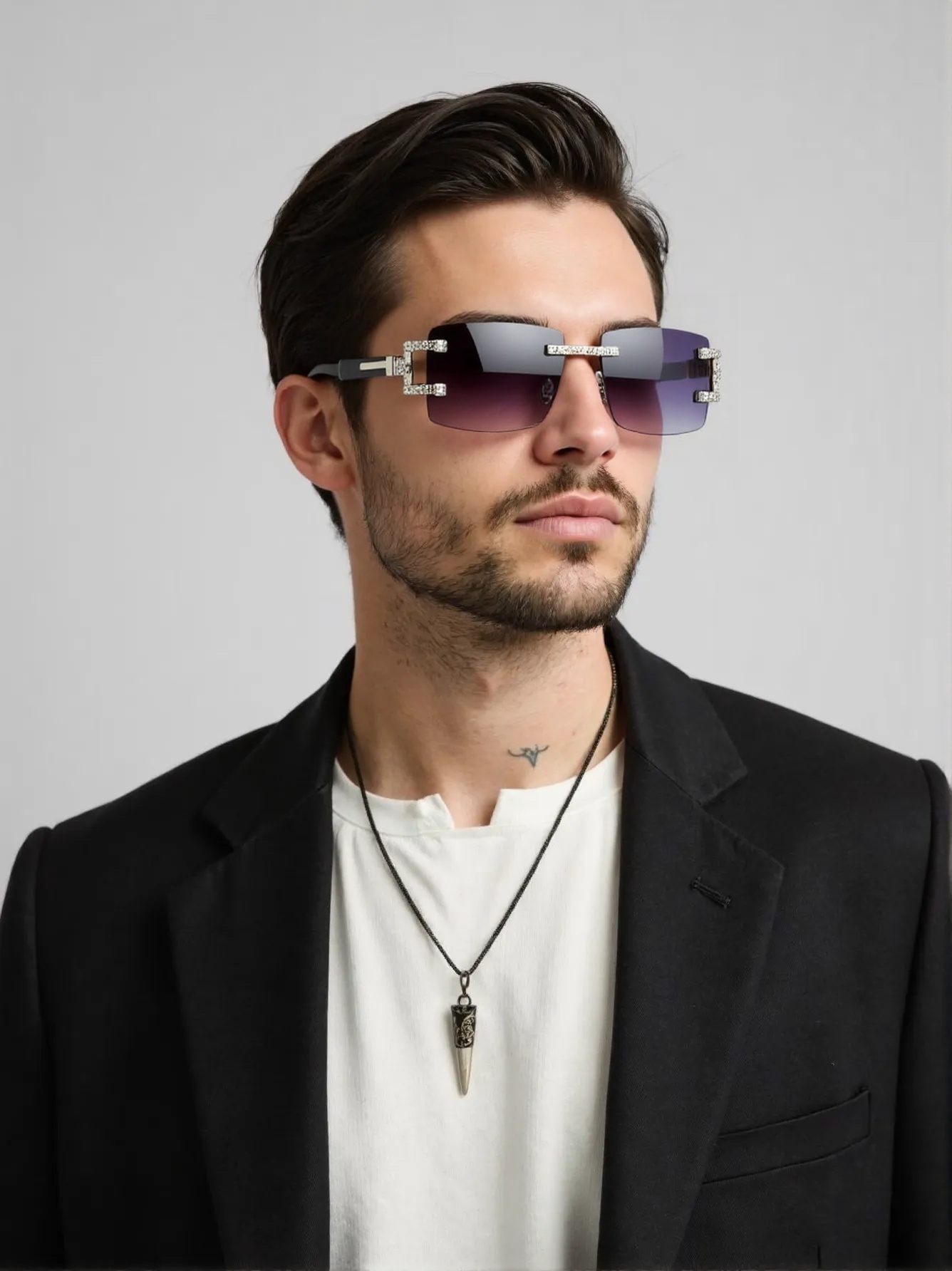 Street Fashion Glasses - Retro mode-zonnebril met houten poten, trend