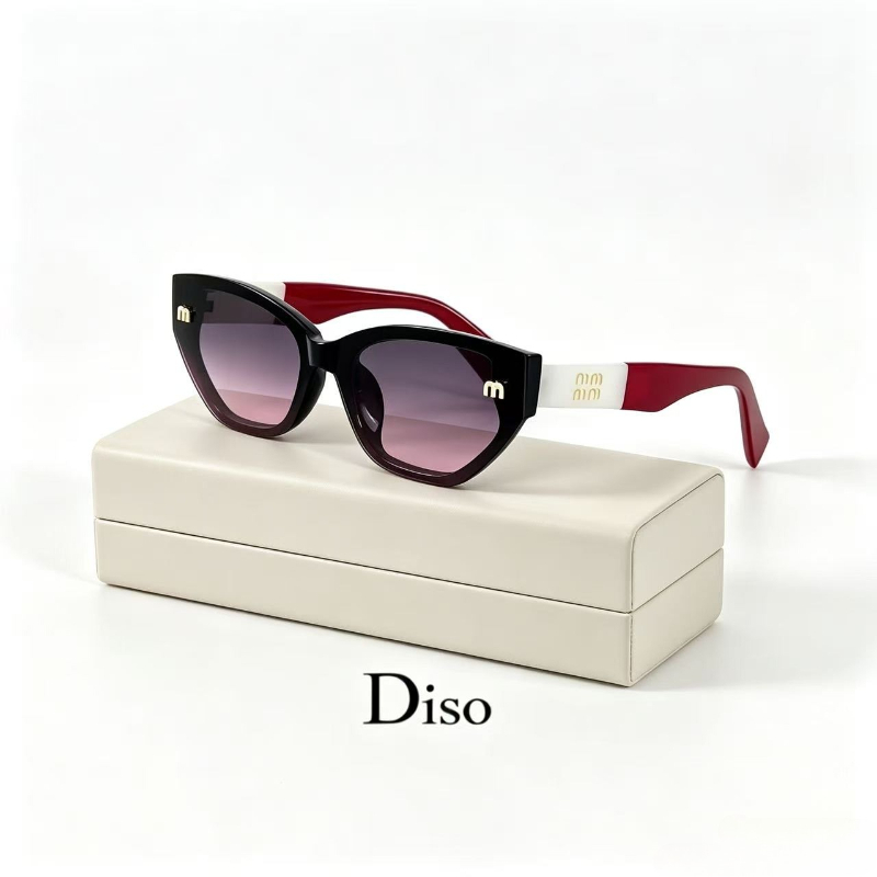 Street Fashion Glasses - 2026 Nieuwe Letter Cat Eye Zonnebril