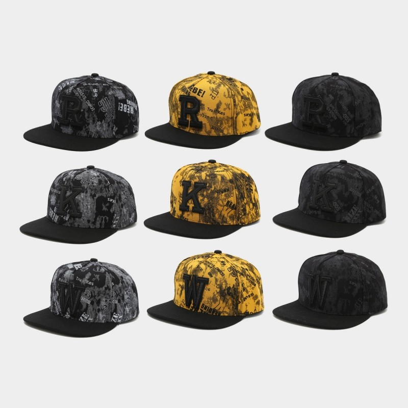 Street Fashion Brand - Europees-Amerikaans trendy merk 3D-letterborduurwerk mode street