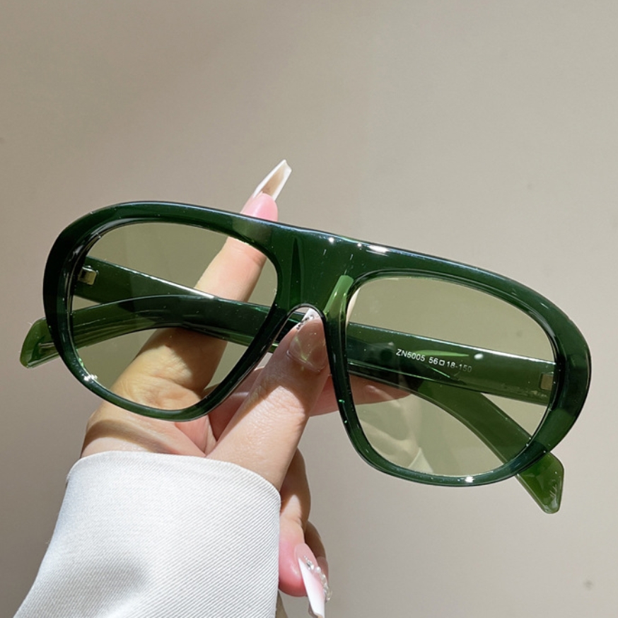 Street Fashion Glasses - Nieuwe oversized pilot zonnebrillen dames heren