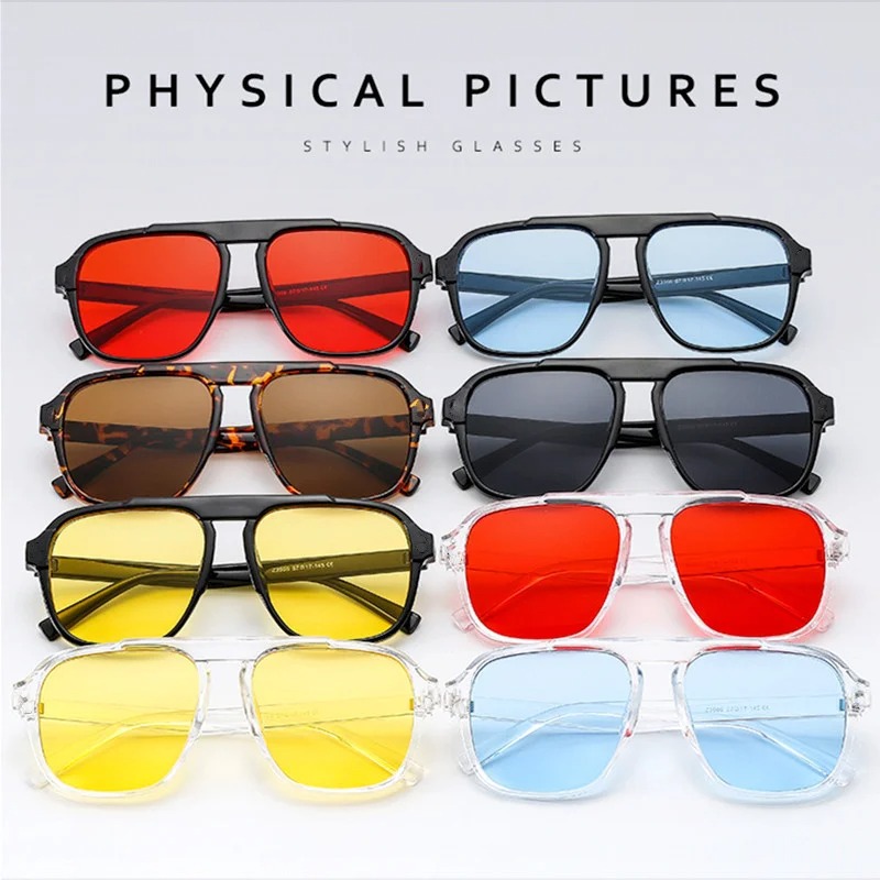 Nieuwe oversized zonnebril met - Street Fashion Glasses recensie en prijs