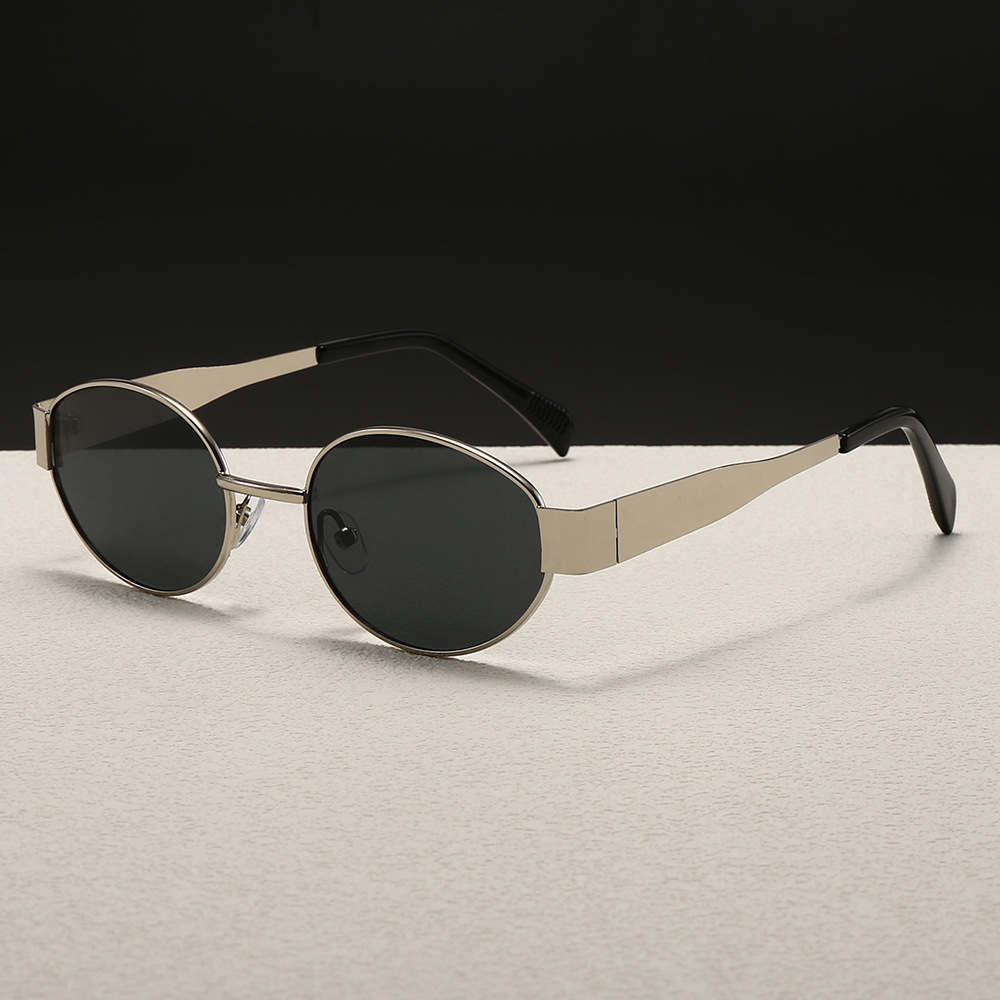 Trendy ronde metalen zonnebril - Street Fashion Glasses recensie en prijs
