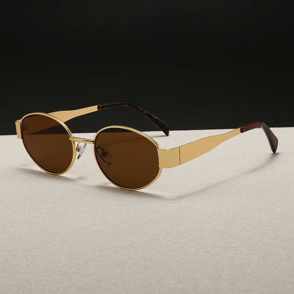 Trendy ronde metalen zonnebril - Street Fashion Glasses recensie en prijs