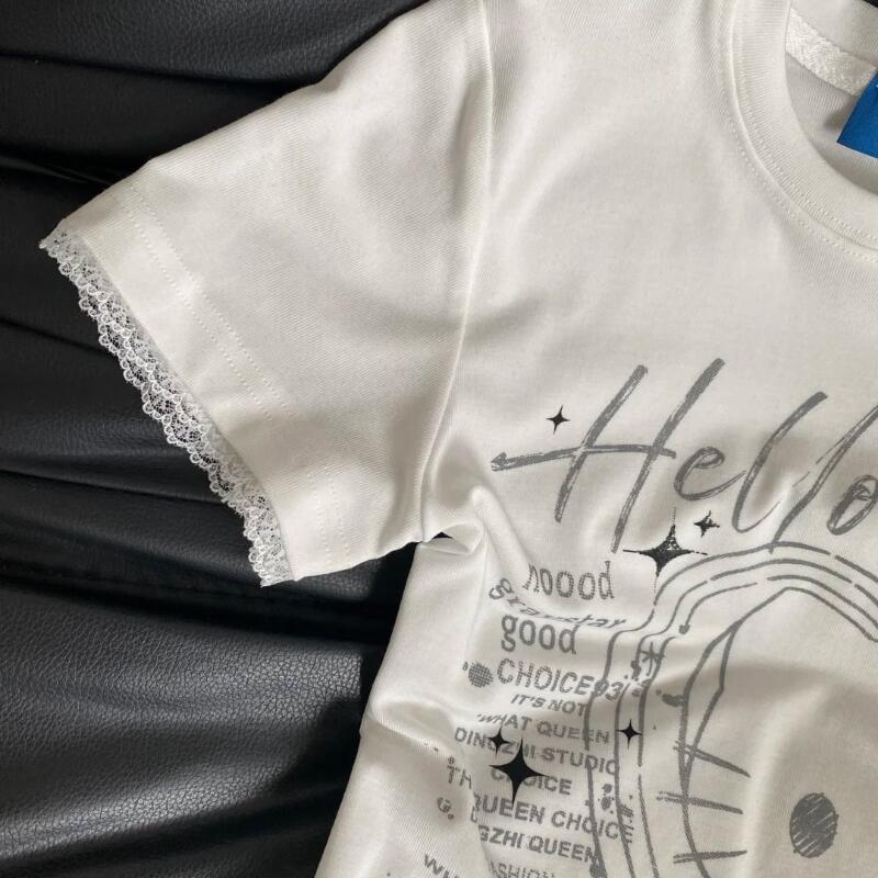 Zomer Dames Nieuwe Zoete Cool  - Street Fashion Jersey recensie en prijs
