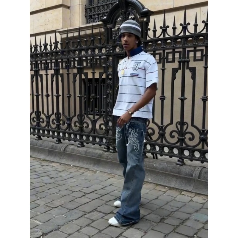 Retro Y2K 2-delige set streets - Street Fashion Jersey recensie en prijs