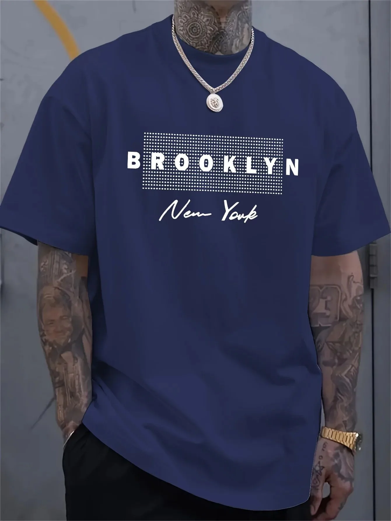 Heren T-shirt met New York-let - Street Fashion In New York recensie en prijs