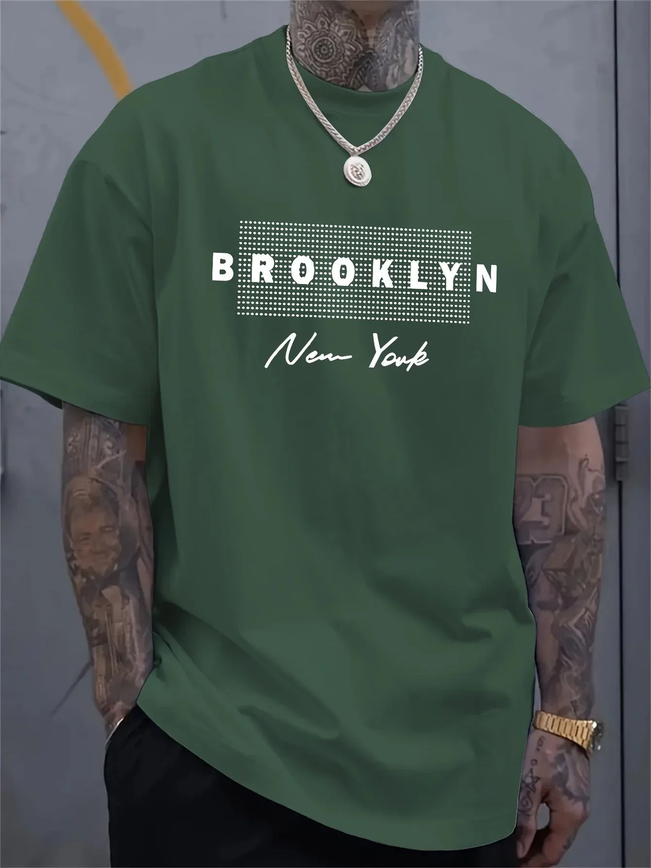 Heren T-shirt met New York-let - Street Fashion In New York recensie en prijs