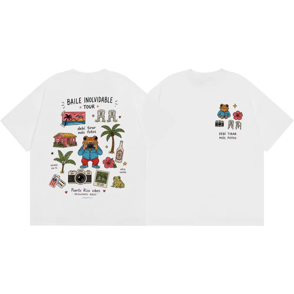 Unisex 2026 Rapper Bad Bunny D - Foto Street Fashion recensie en prijs