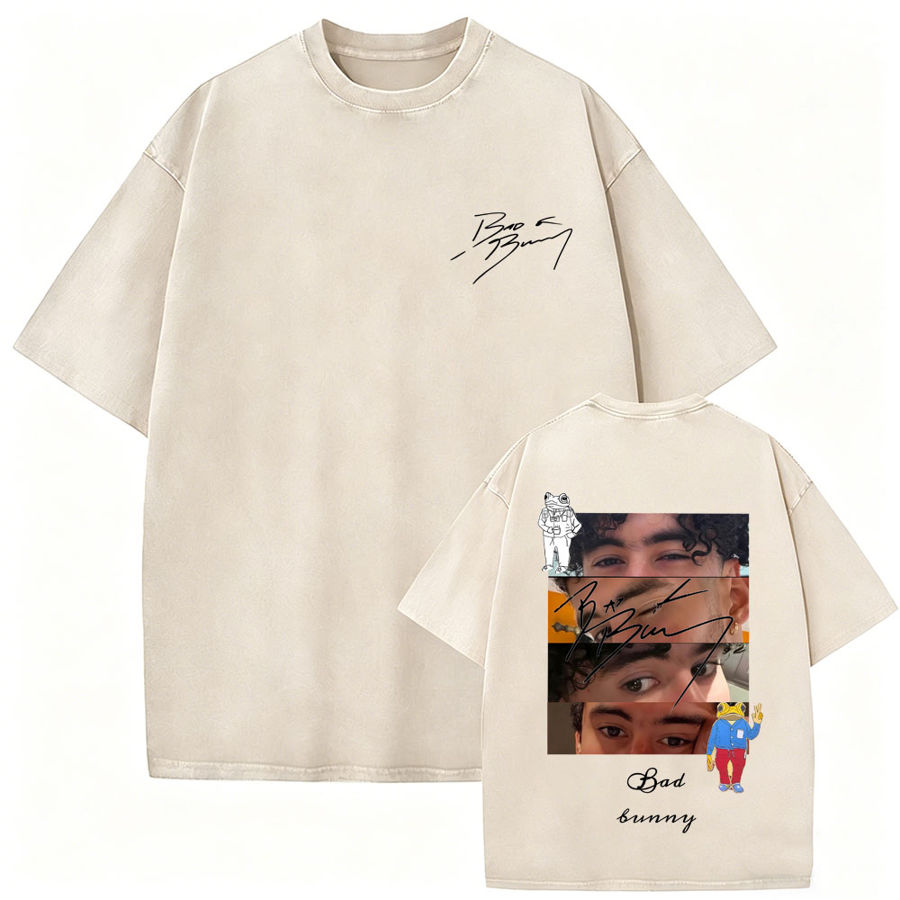 Rapper Bad Bunny Vintage Gewas - Foto Street Fashion recensie en prijs