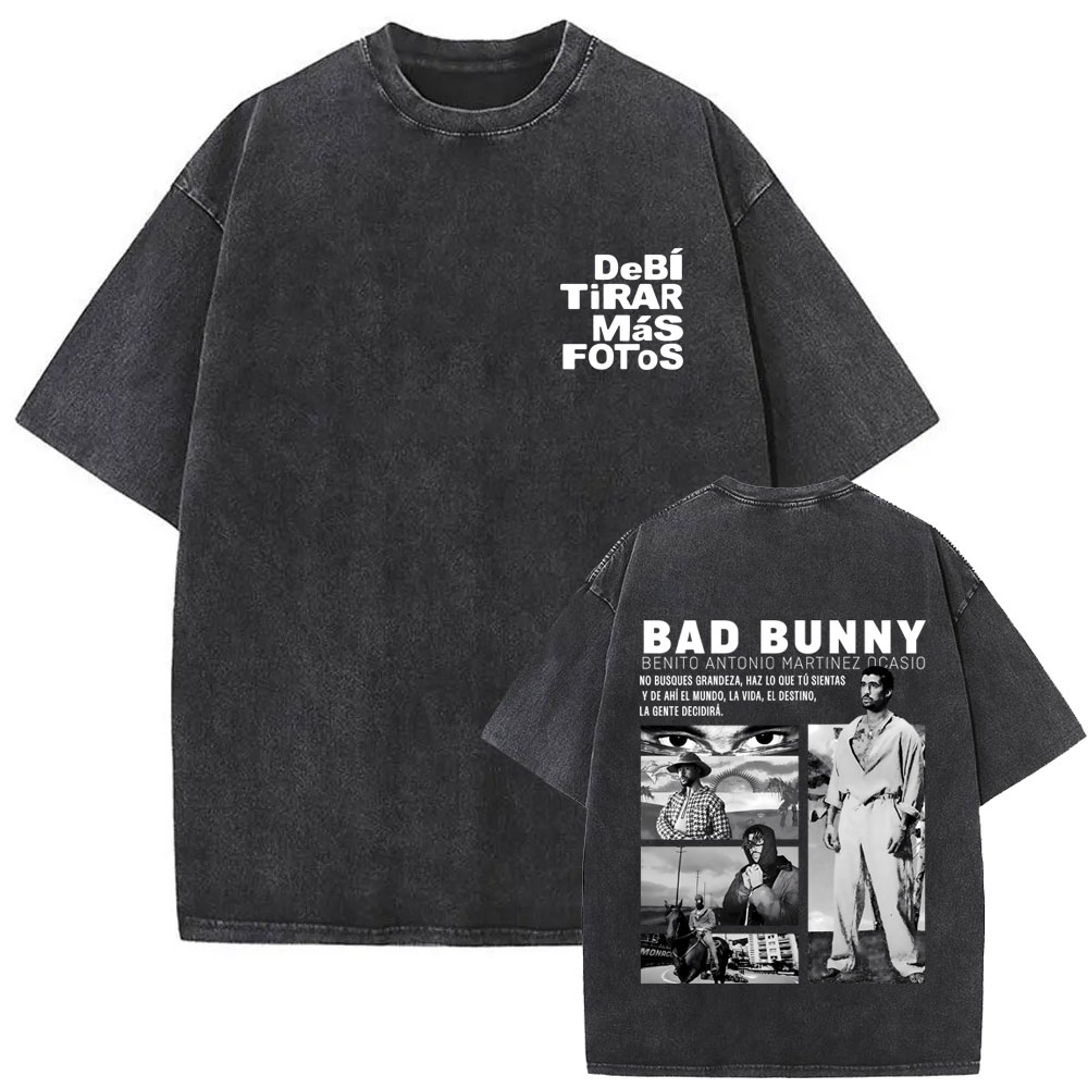 Rapper Bad Bunny Vintage Gewas - Foto Street Fashion recensie en prijs