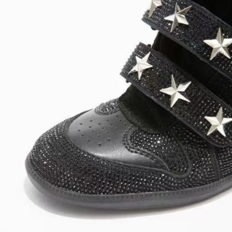 Dames enkellaarzen met strass  - Street Fashion Walk recensie en prijs