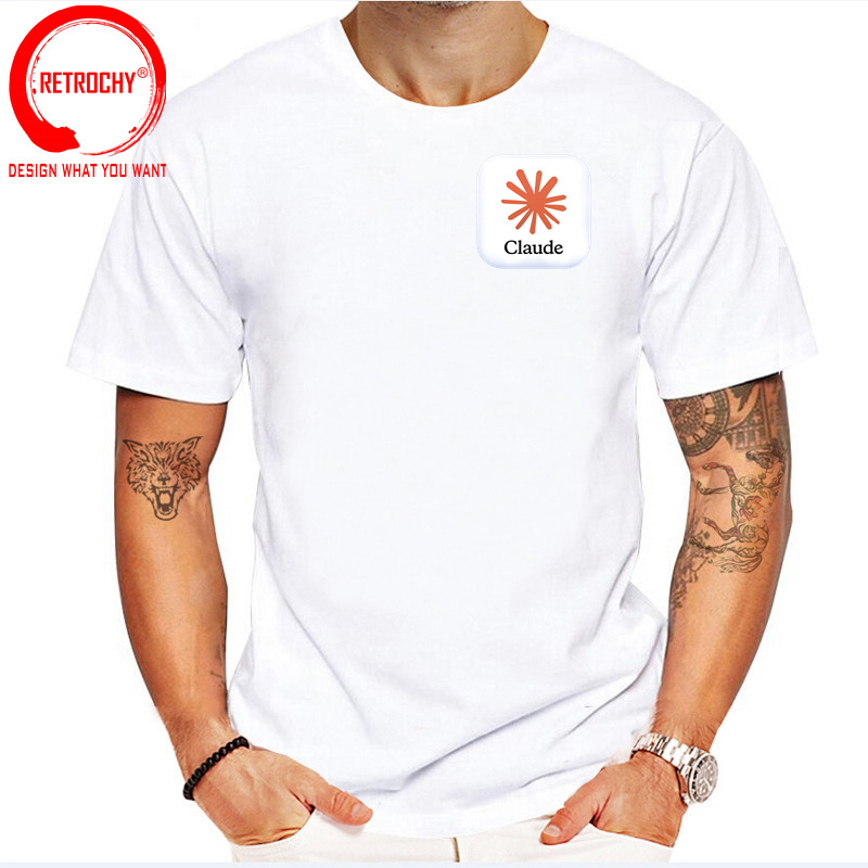 Claude AI Logo T-shirt Grappig - Street Fashion Brand Logo recensie en prijs