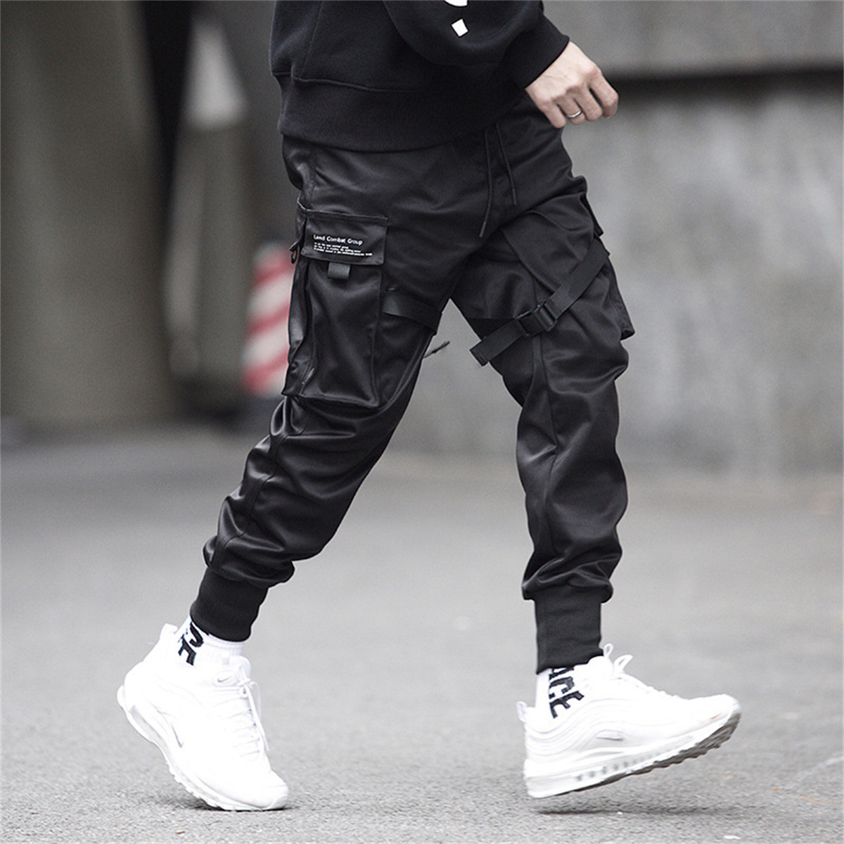 Zwarte Hiphop Cargo Broek Zome - Street Fashion Brand recensie en prijs