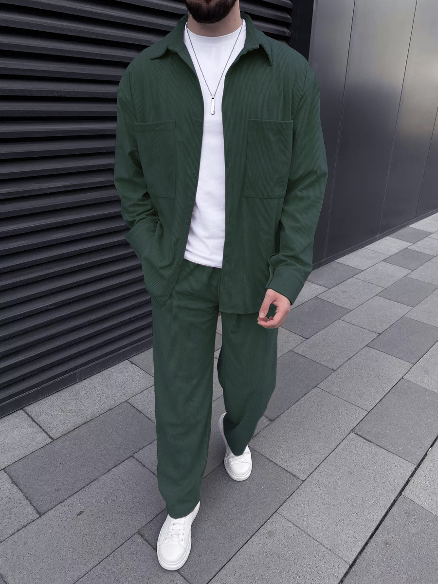 Heren corduroy tweedelig pak:  - Street For Fashion recensie en prijs
