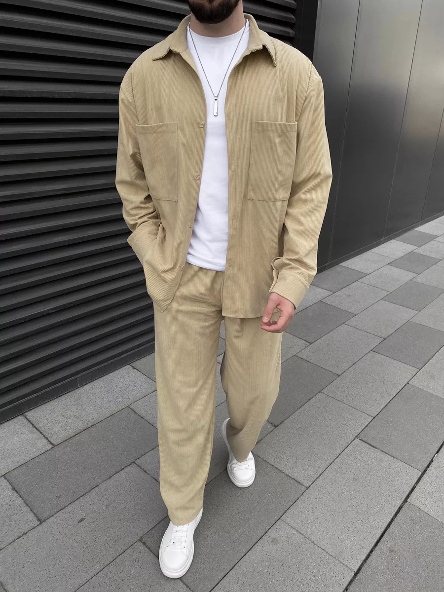 Heren corduroy tweedelig pak:  - Street For Fashion recensie en prijs