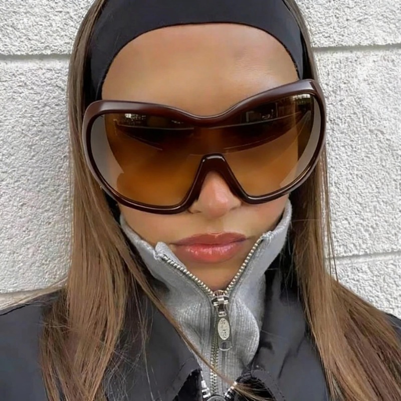 One Piece Oversized Y2K-zonneb - Street Fashion Glasses recensie en prijs