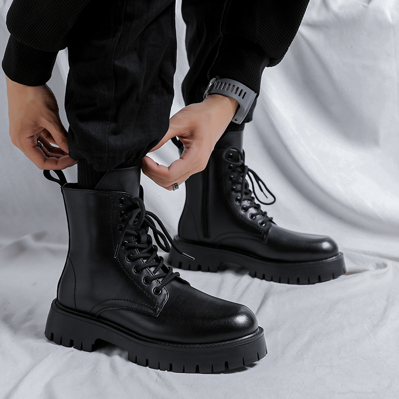 Heren Luxe Mode Echt Lederen L - Street Fashion Designer recensie en prijs