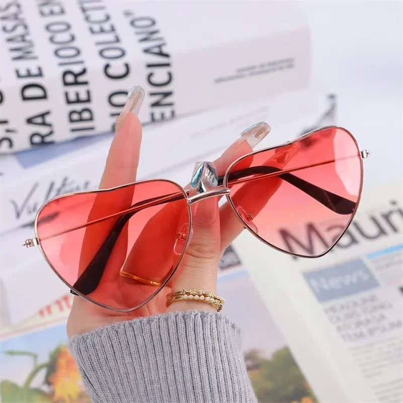 Mode hartvormige metalen zonne - Street Fashion Glasses recensie en prijs