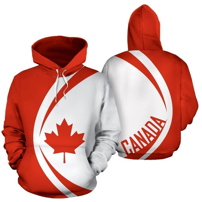 Canada Hoodie Esdoornblad 3d B - Street Fashion Canada recensie en prijs