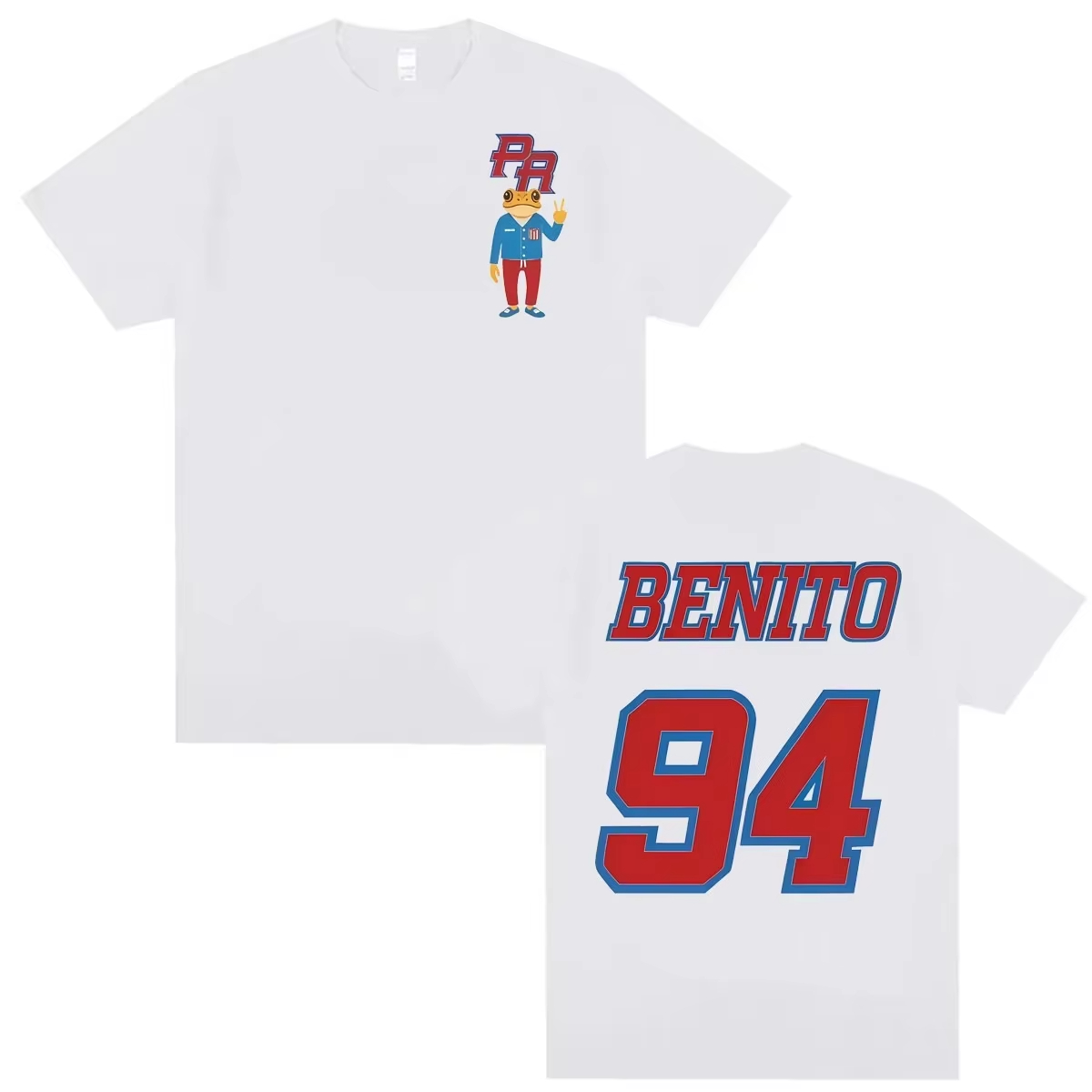 Rapper Bad Bunny T-shirt Debi  - Foto Street Fashion recensie en prijs