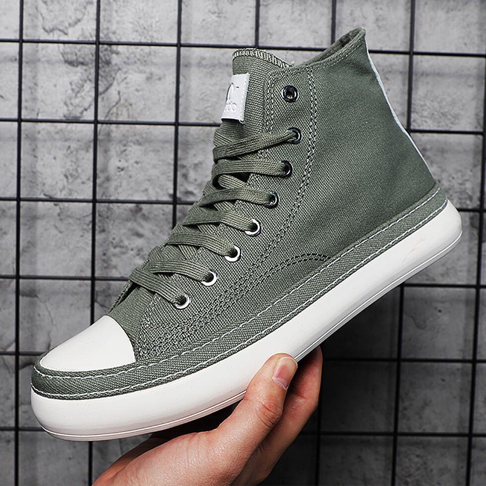 Hoge canvas schoenen voor here - Street Fashion Brand recensie en prijs
