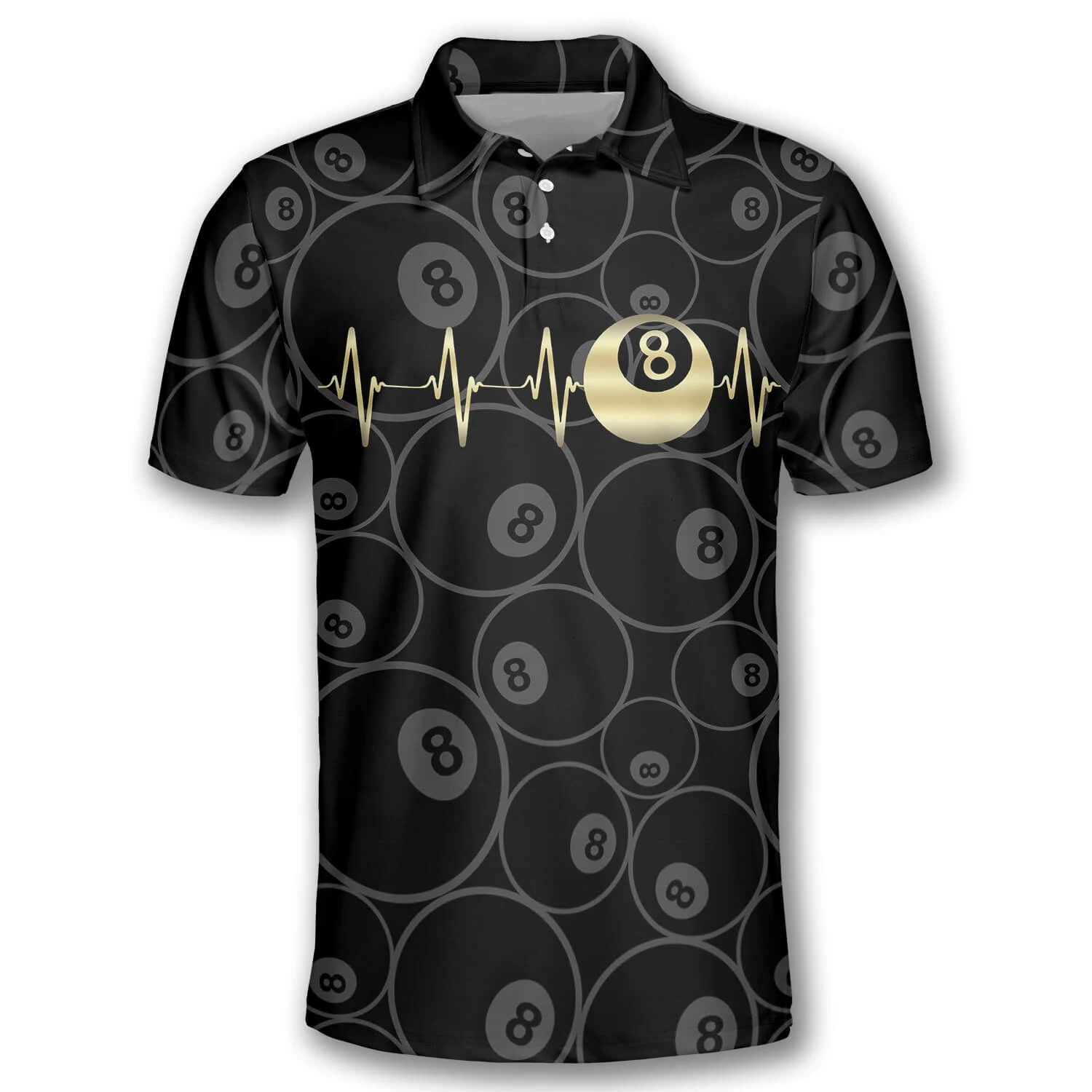 3D Afdrukken Biljart Polo Shir - Street Fashion Harajuku recensie en prijs