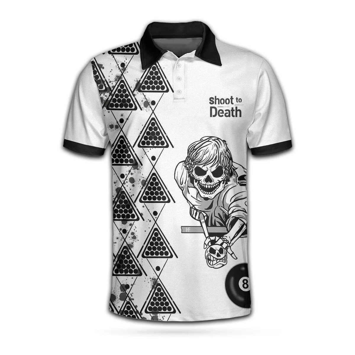 3D Afdrukken Biljart Polo Shir - Street Fashion Harajuku recensie en prijs