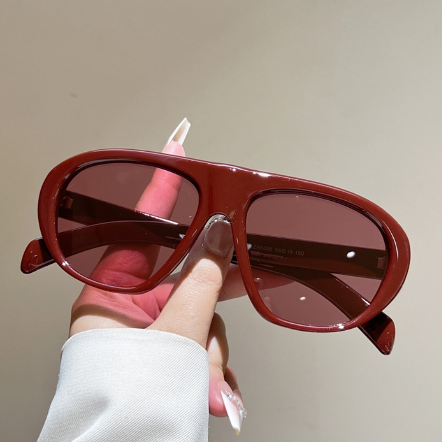Nieuwe oversized pilot zonnebr - Street Fashion Glasses recensie en prijs