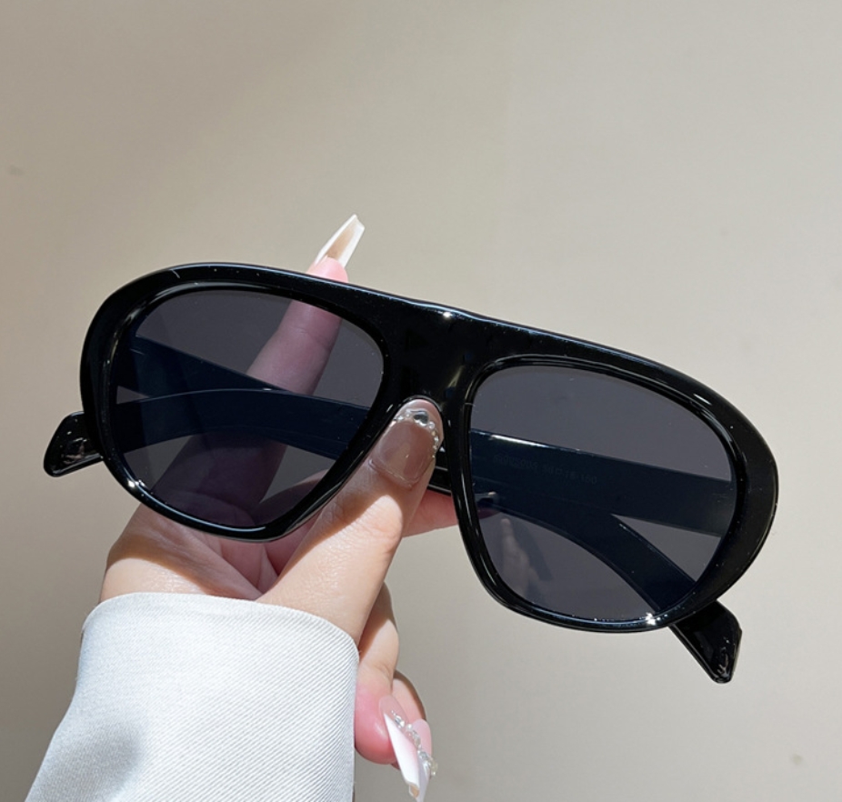 Nieuwe oversized pilot zonnebr - Street Fashion Glasses recensie en prijs