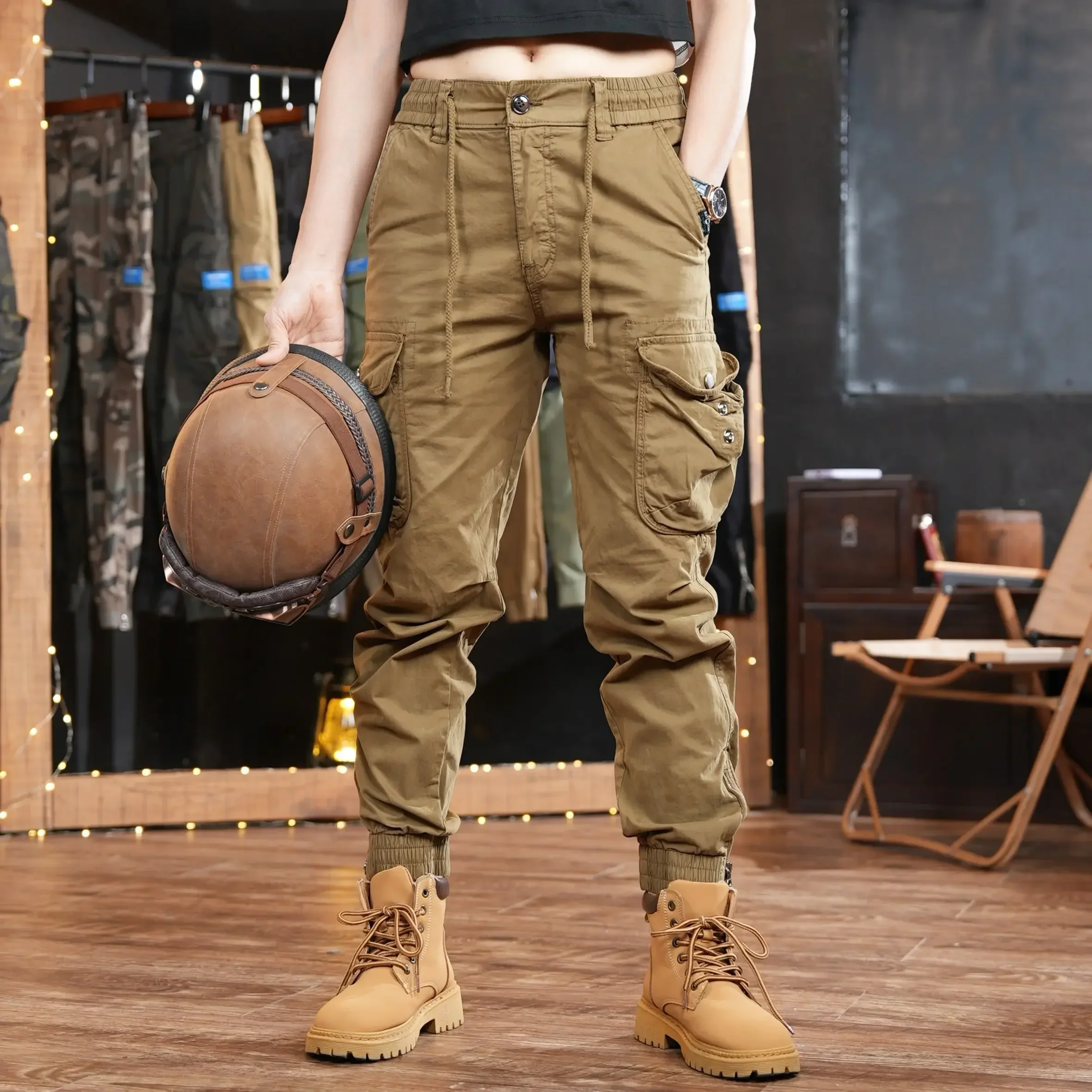 Multi Pocket Outdoor Broek Man - Street Fashion Harajuku recensie en prijs